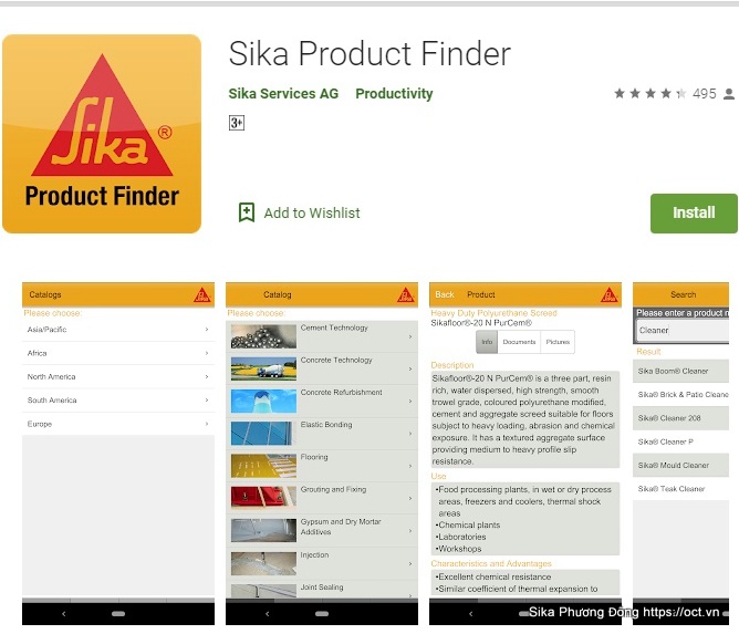 Sika-product-finder-App
