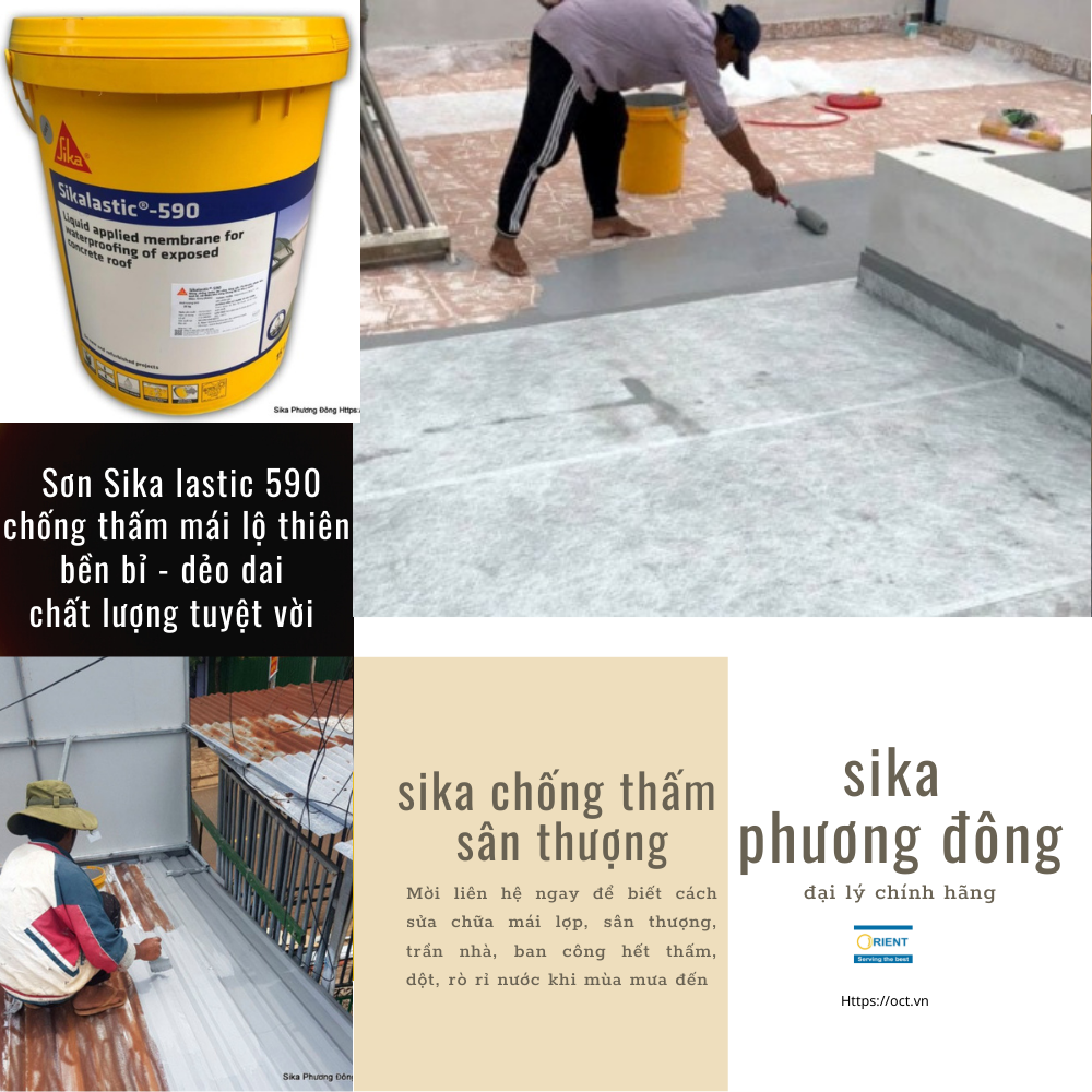 Với công nghệ chống thấm dột mái lợp trần nhà của Sika, bạn có thể yên tâm trước sự khắc nghiệt của thời tiết trong những ngày mưa gió. Đến với chúng tôi để tìm hiểu thêm về sản phẩm chống thấm dột mái lợp trần nhà của Sika.