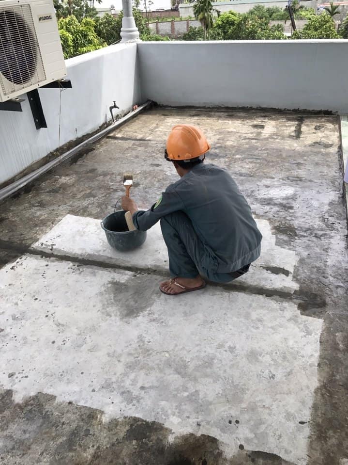 quy trình chống thấm sân thượng