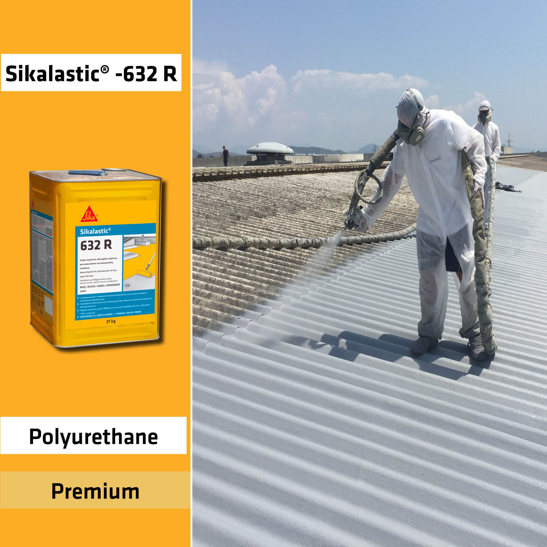 chong tham polyurethane sikalastic 632R